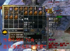 1.95/1.76合击私服称霸秘籍：职业选择与合
