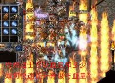 传奇道士血量速查：1-60级成长与快速升级