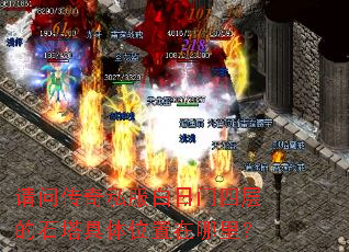 请问传奇私服白日门四层的石塔具体位置在哪里？