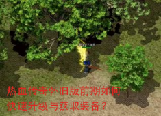 热血传奇怀旧版1-35级速成攻略：升级打宝
