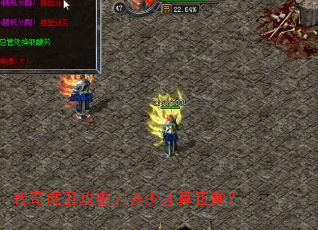 传奇虎卫攻击力多少才算正常？