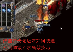 热血传奇1.76版冲级秘籍：40级终极技巧大